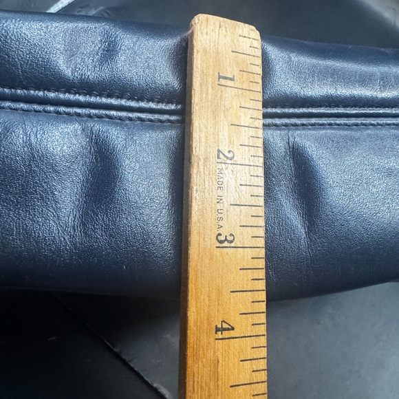 Etienne Aigner Shoulder Bag Blue Leather Crossbody Purse Handcrafted Vintage - Picture 16 of 16